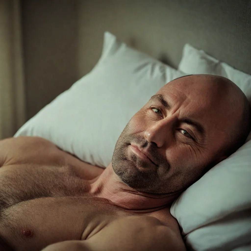 Joe rogan sleeping in bed